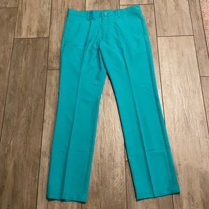 NWT vibrant teal Hugo boss golf slacks